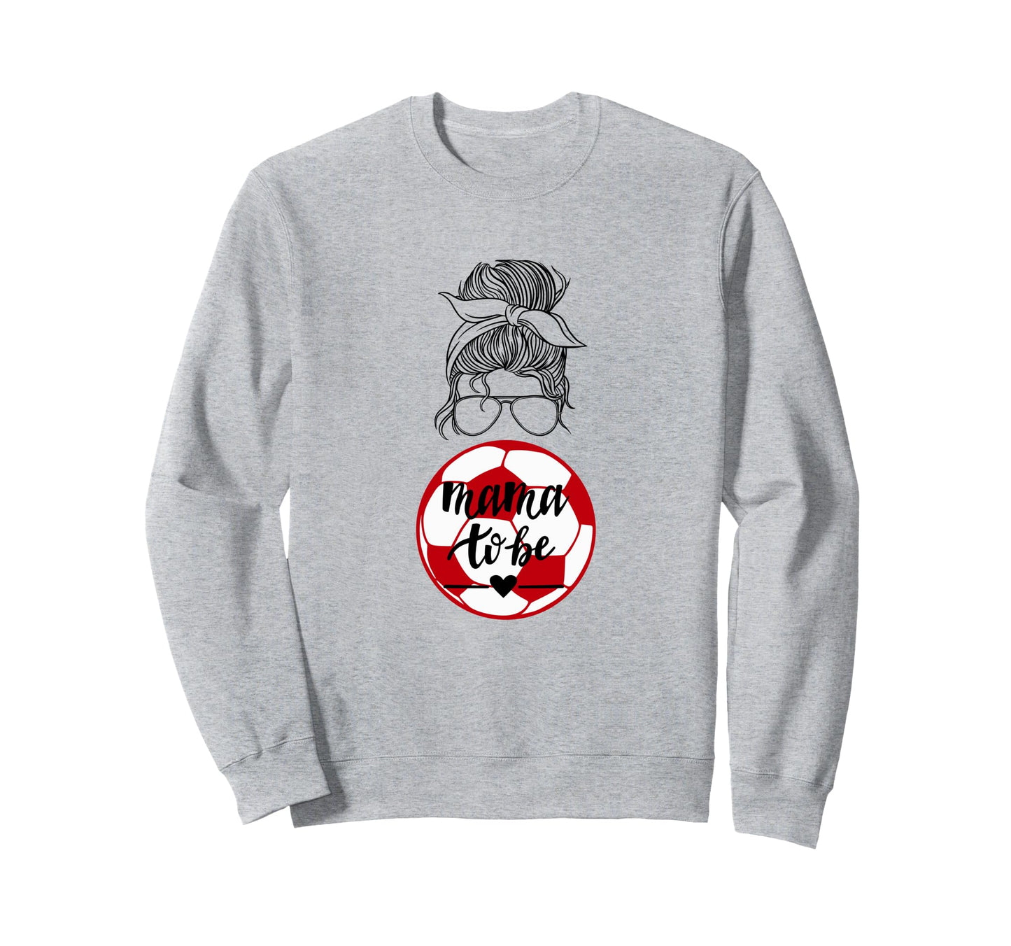 Soccer Mom Sports Gameday Mama Sweatshirt - Fun Novelty Design for Adults - T-Shirt, Sweatshirt, Hoodie