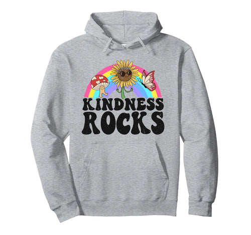 Hippie Teacher Anti Bullying Rainbow Hoodie - Novelty Apparel Men Women - T-Shirt, Sweatshirt, Hoodie