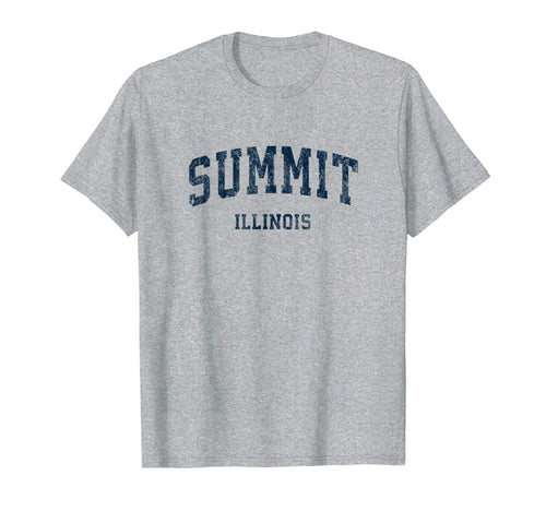 Summit Illinois Il Varsity Sports T-Shirt - Fun Novelty Design Men Women - T-Shirt, Sweatshirt, Hoodie
