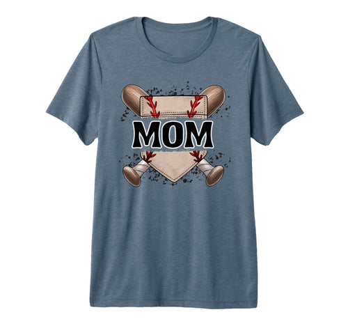 Baseball Mom Home Plate Game Day Mama T-Shirt - Graphic Print Men Women - T-Shirt, Sweatshirt, Hoodie