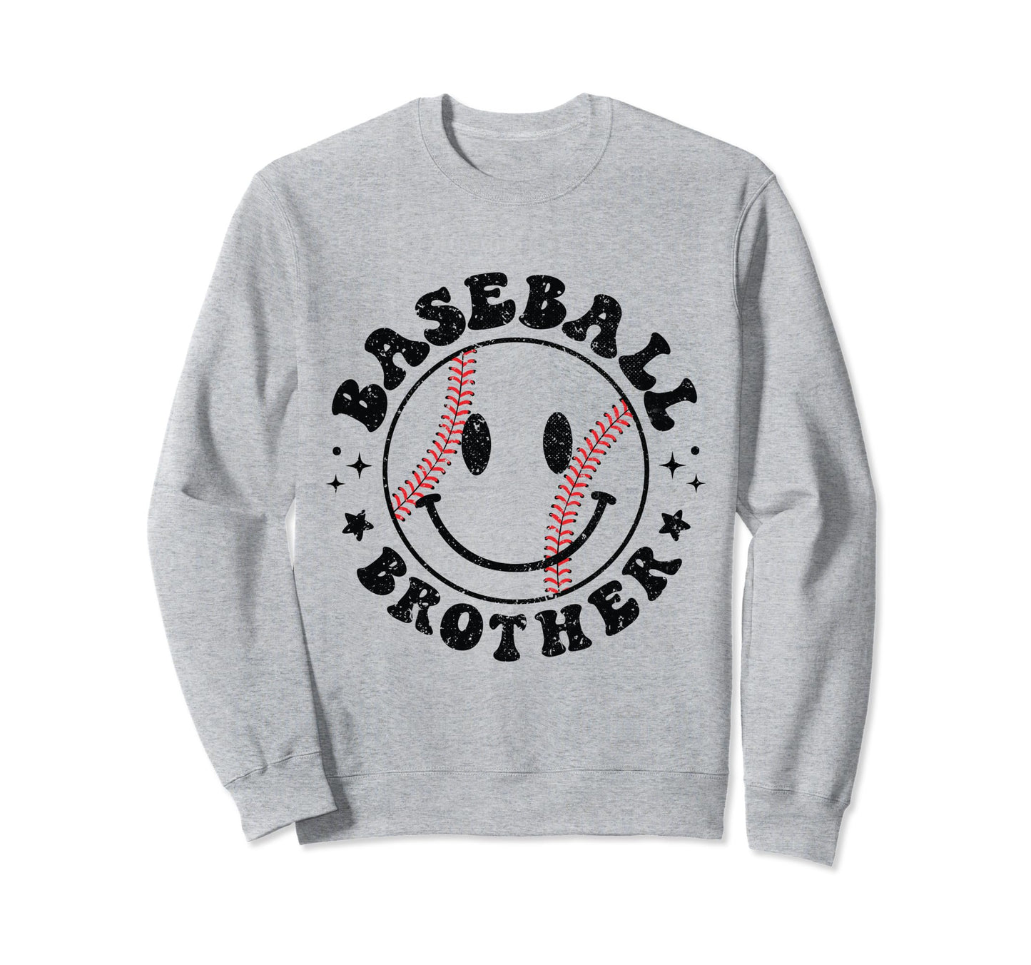 Baseball Brother Funny Sporty Sweatshirt - Trendy Graphic Unisex - T-Shirt, Sweatshirt, Hoodie