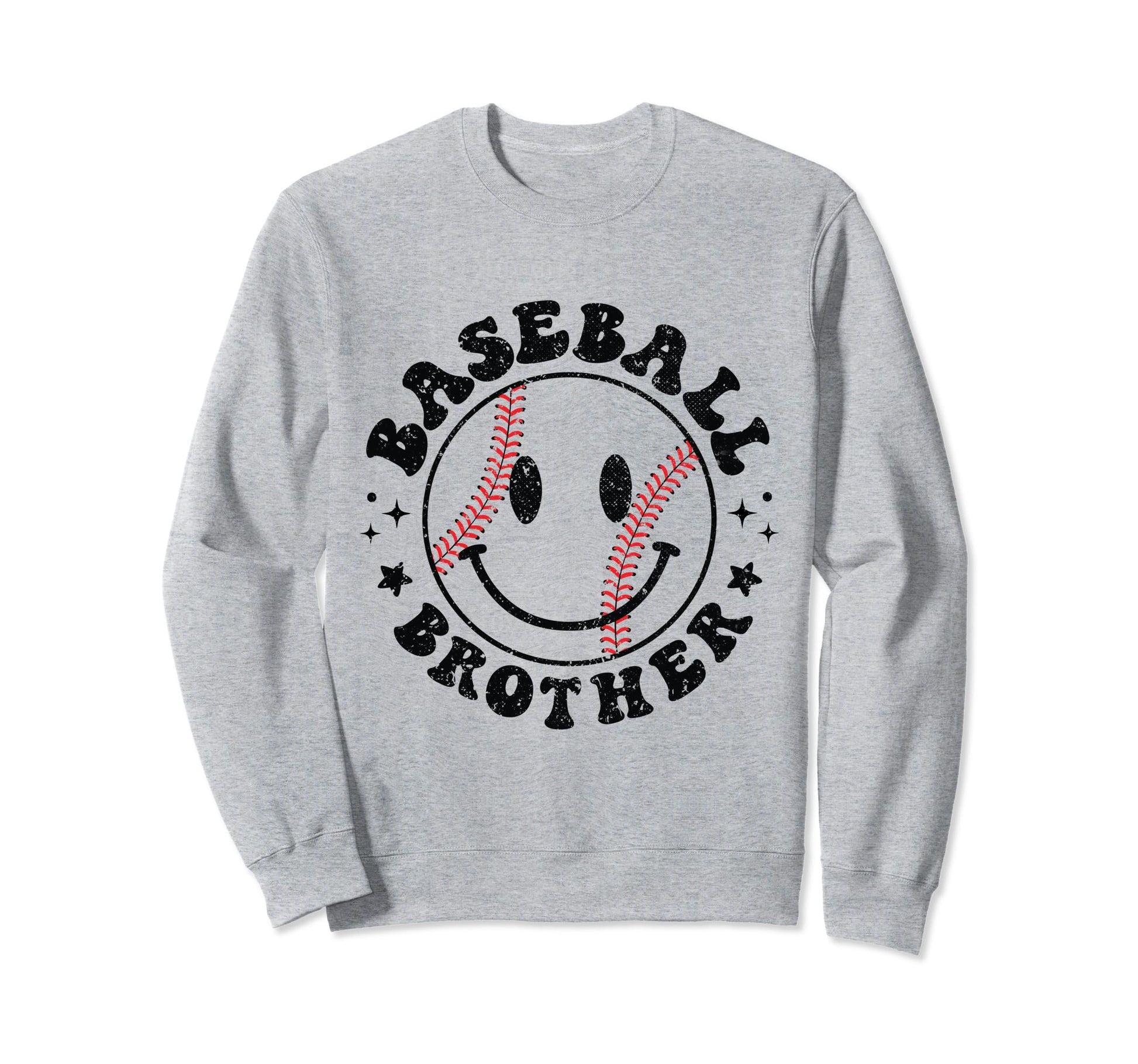 Baseball Brother Funny Sporty Sweatshirt - Trendy Graphic Unisex - T-Shirt, Sweatshirt, Hoodie