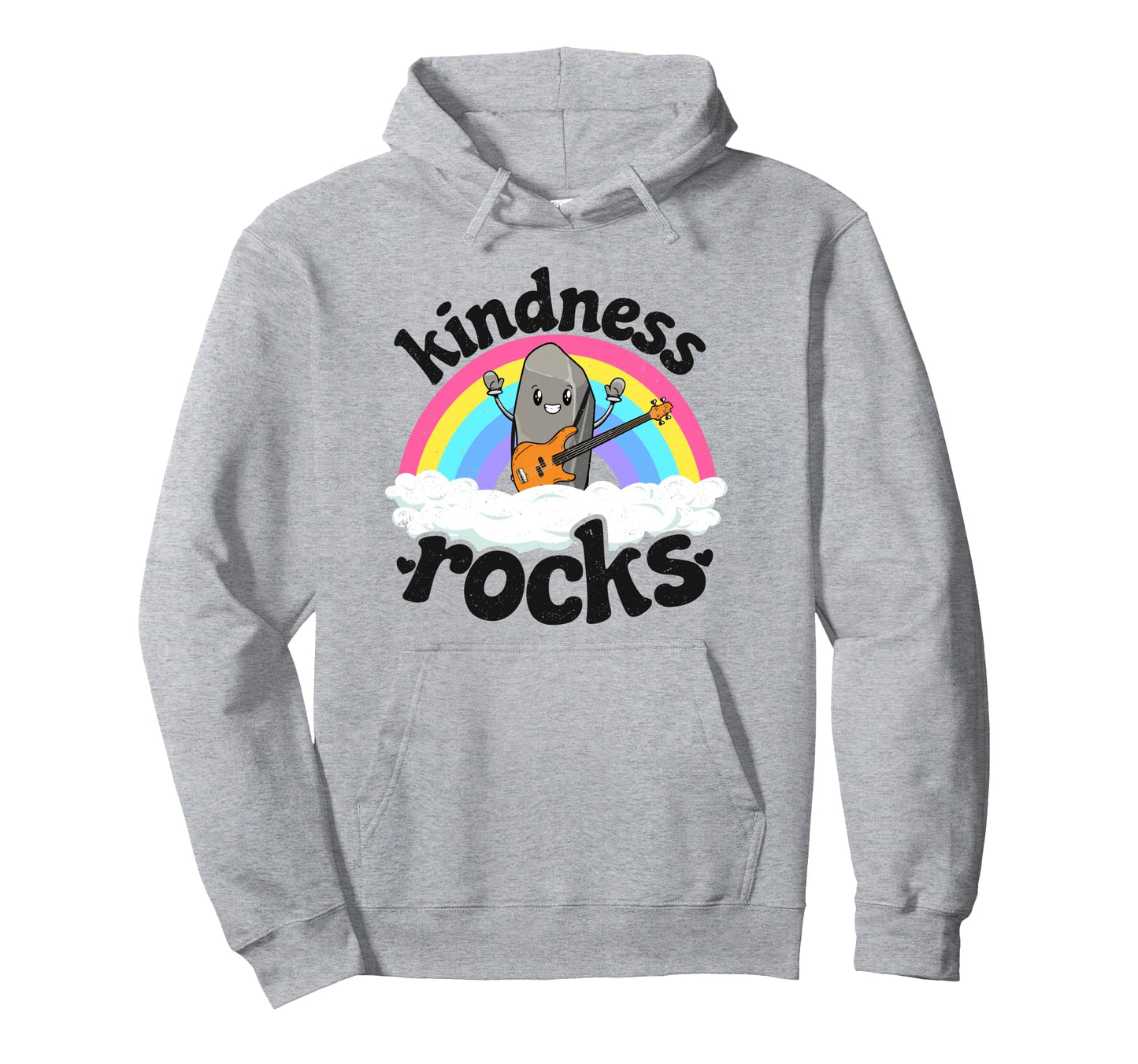 Anti Bullying Rainbow Hippie Music Hoodie - Trendy Graphic Men Women - T-Shirt, Sweatshirt, Hoodie