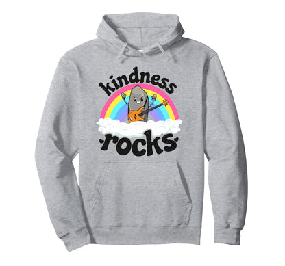 Anti Bullying Rainbow Hippie Music Hoodie - Trendy Graphic Men Women - T-Shirt, Sweatshirt, Hoodie
