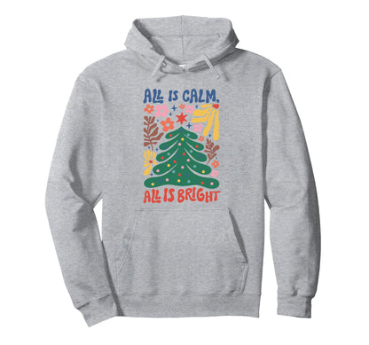 Boho Tree Holiday Flowers Aesthetic Hoodie - Unique Graphic for Adults - T-Shirt, Sweatshirt, Hoodie