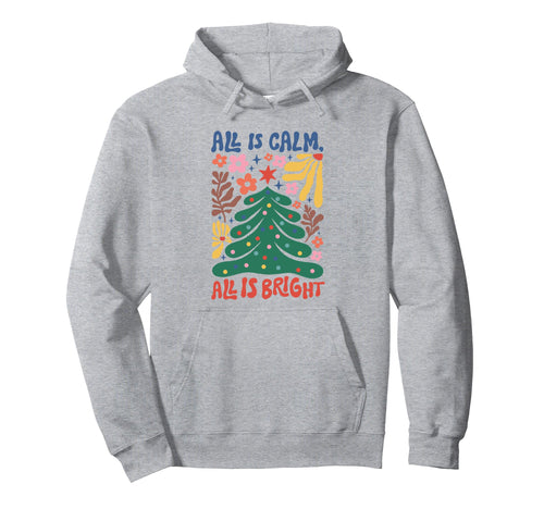 Boho Tree Holiday Flowers Aesthetic Hoodie - Unique Graphic for Adults - T-Shirt, Sweatshirt, Hoodie