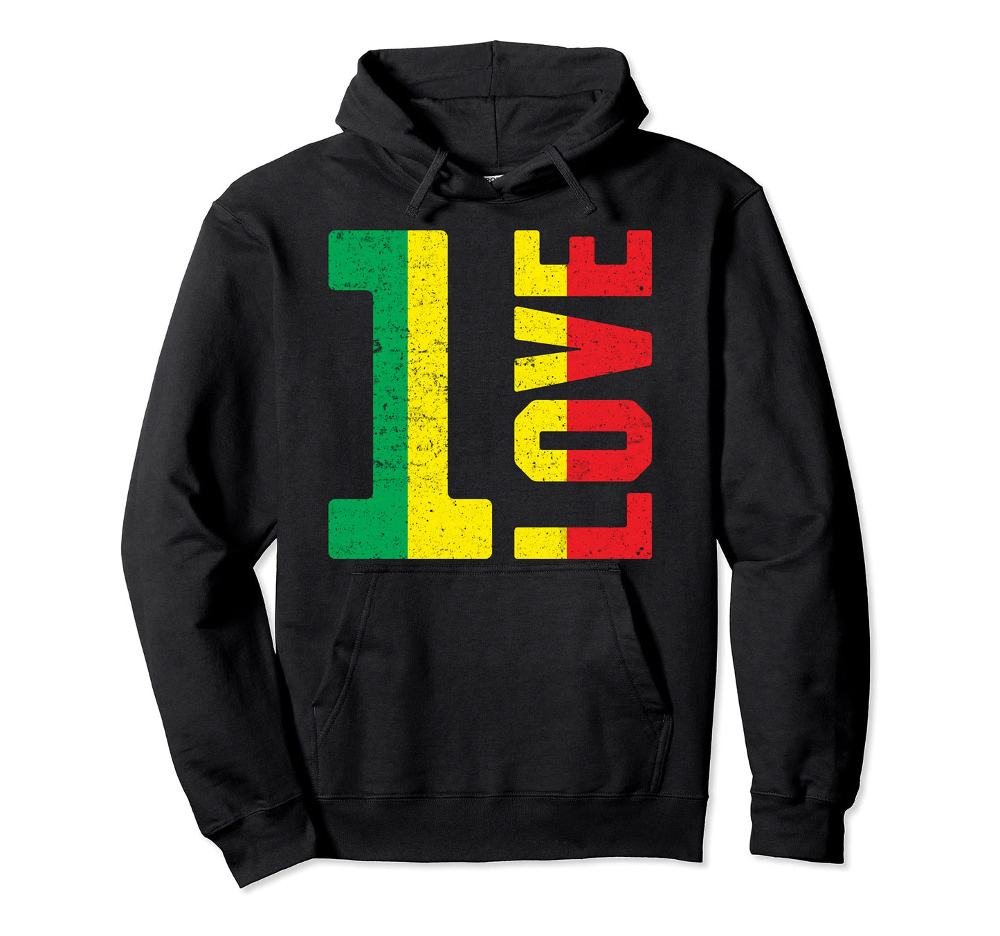 Jamaica Reggae Music Rasta Pride Hoodie - Casual Everyday Wear for Adults - T-Shirt, Sweatshirt, Hoodie