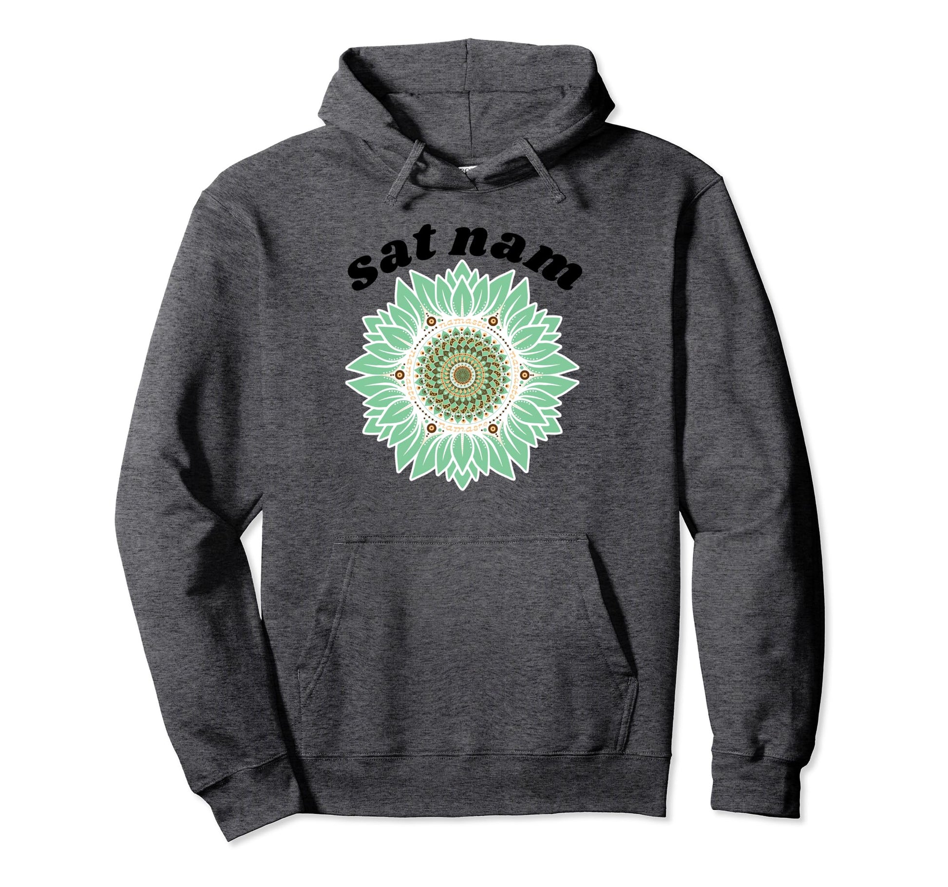 Kundalini Yoga Sat Nam Lotus Mandala Hoodie - Trendy Graphic for Adults - T-Shirt, Sweatshirt, Hoodie