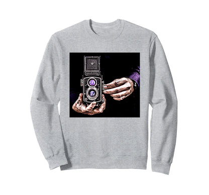 Twin Lens Reflex Camera Sweatshirt - Fun Novelty Design for Adults - T-Shirt, Sweatshirt, Hoodie
