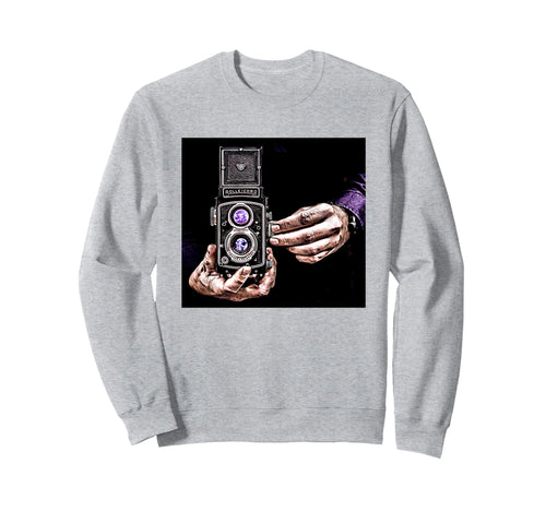 Twin Lens Reflex Camera Sweatshirt - Fun Novelty Design for Adults - T-Shirt, Sweatshirt, Hoodie