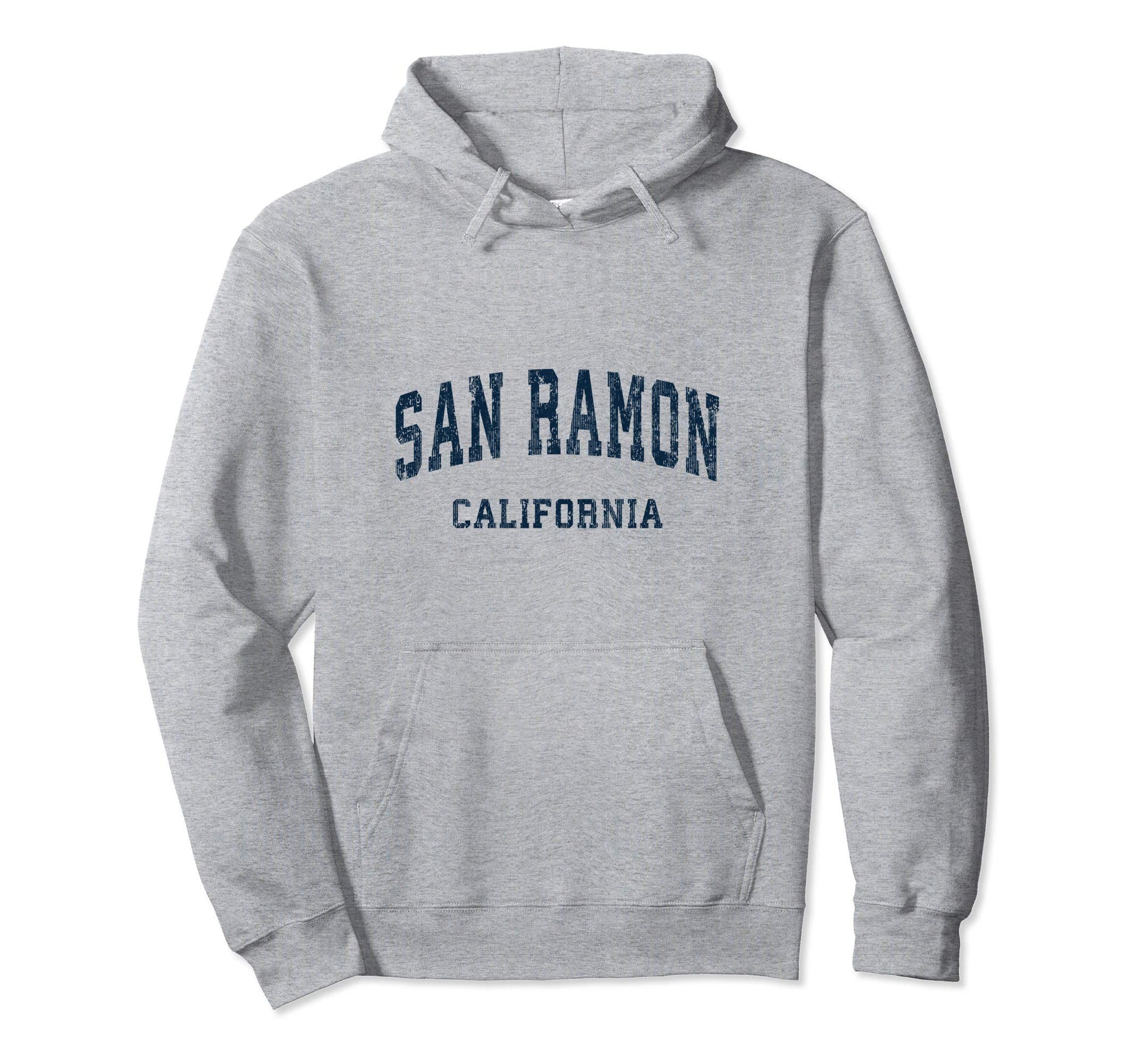 San Ramon California Ca Varsity Sports Navy Hoodie - Novelty Apparel Unisex - T-Shirt, Sweatshirt, Hoodie