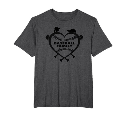 Baseball Family Sister Heart Love Fan T-Shirt - Trendy Graphic for Adults - T-Shirt, Sweatshirt, Hoodie