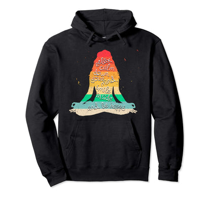 Meditation Pilates Yoga Lover Fan Gift Hoodie - Minimalist Print Unisex - T-Shirt, Sweatshirt, Hoodie
