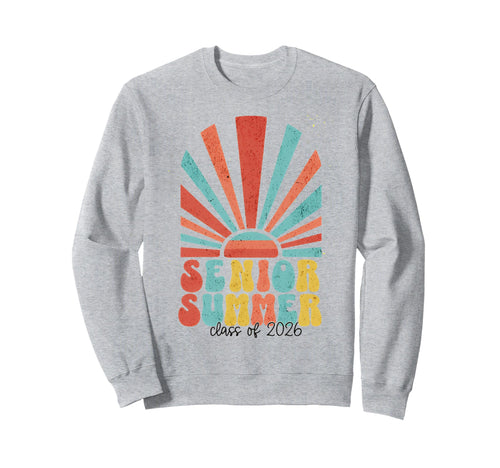 Senior Sunrise 2026 Boho Colorful High Sweatshirt - Unique Graphic Unisex - T-Shirt, Sweatshirt, Hoodie