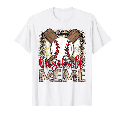 Baseball Meme Leopard Proud Ball T-Shirt - Casual Everyday Wear for Adults - T-Shirt, Sweatshirt, Hoodie