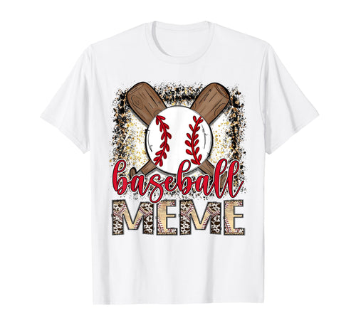 Baseball Meme Leopard Proud Ball T-Shirt - Casual Everyday Wear for Adults - T-Shirt, Sweatshirt, Hoodie