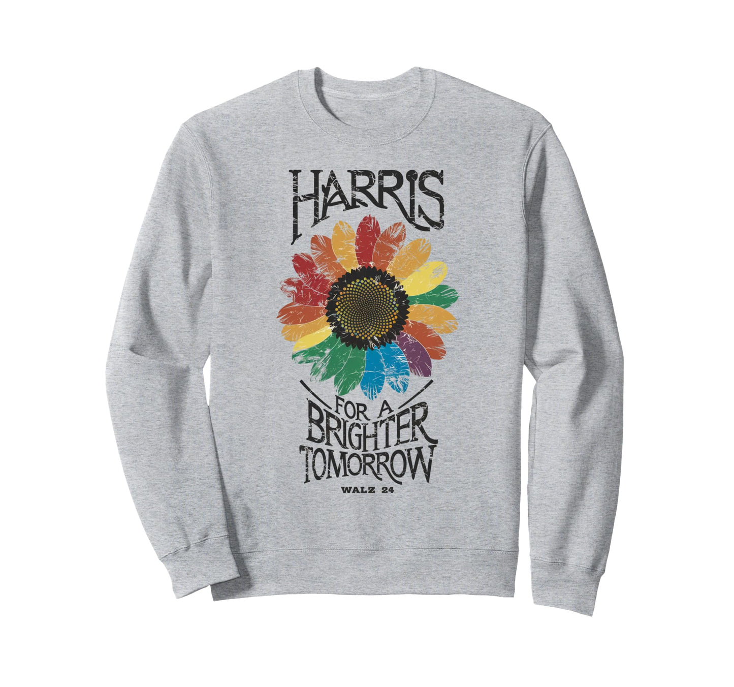Boho Harris Walz Sweatshirt - Minimalist Print for Adults - T-Shirt, Sweatshirt, Hoodie