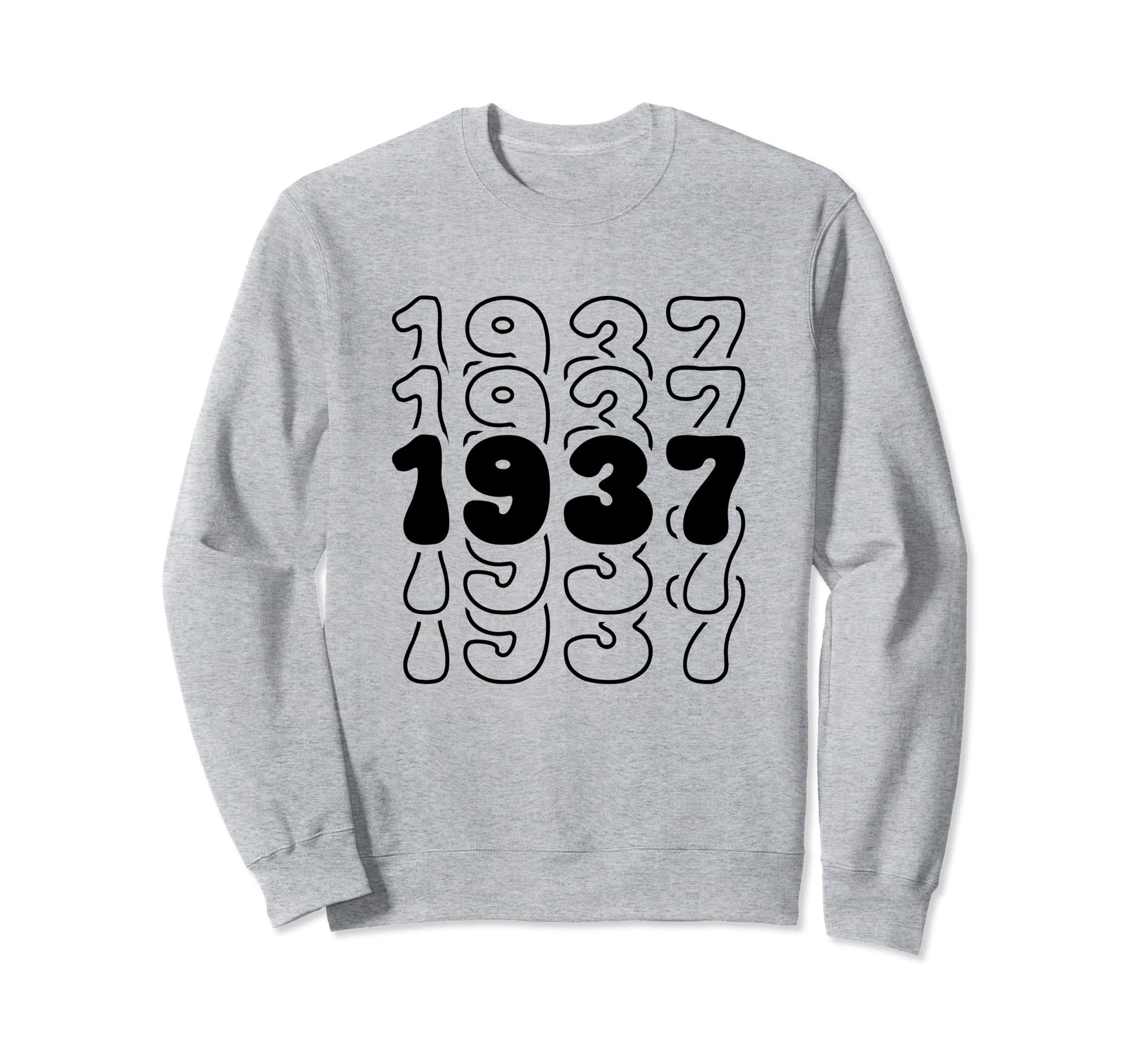 87 Year Old Groovy 87Th Birthday Sweatshirt - Graphic Print for Adults - T-Shirt, Sweatshirt, Hoodie