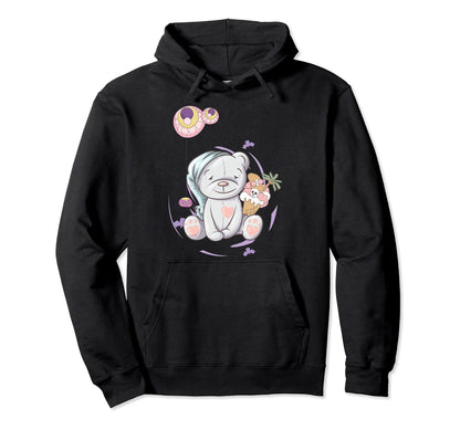 Alt Aesthetic Pastel Goth Sleepy Bear Hoodie - Trendy Graphic for Adults - T-Shirt, Sweatshirt, Hoodie