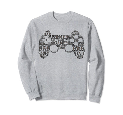 Funny Gamer Dad Daddy Fathers Day Sweatshirt - Graphic Print for Adults - T-Shirt, Sweatshirt, Hoodie