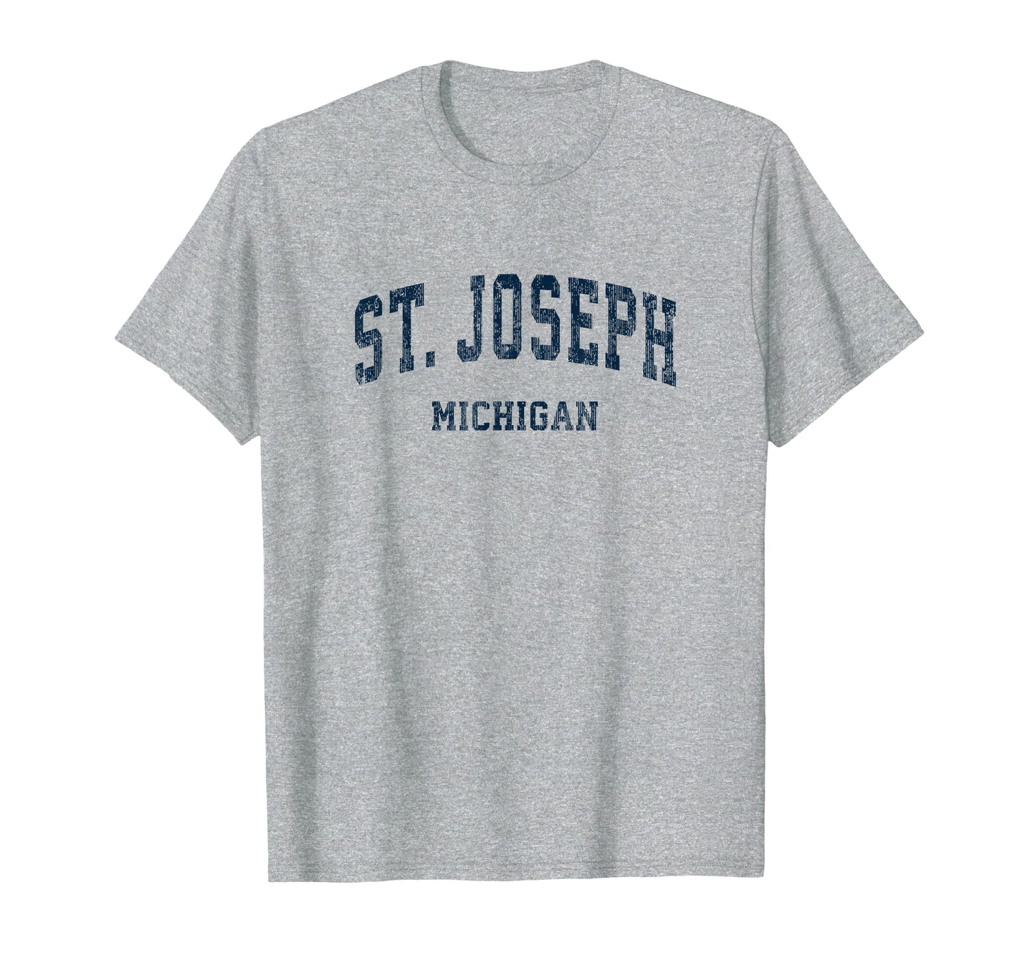 St Joseph Michigan Mi Varsity Sports T-Shirt - Trendy Graphic for Adults - T-Shirt, Sweatshirt, Hoodie