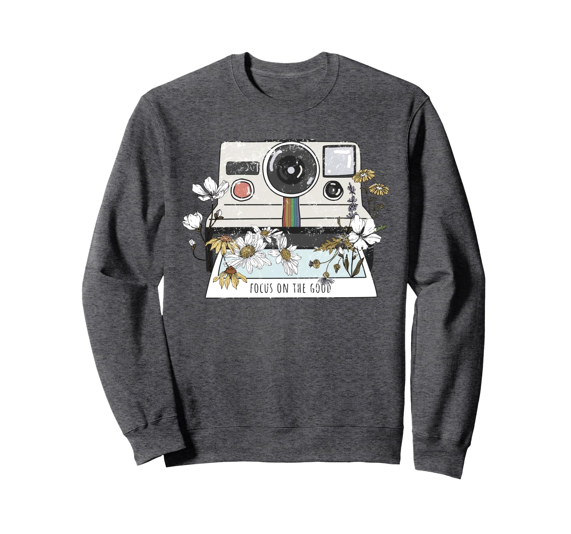Focus Good Camera Wildflowers Sweatshirt - Streetwear Style Men Women - T-Shirt, Sweatshirt, Hoodie