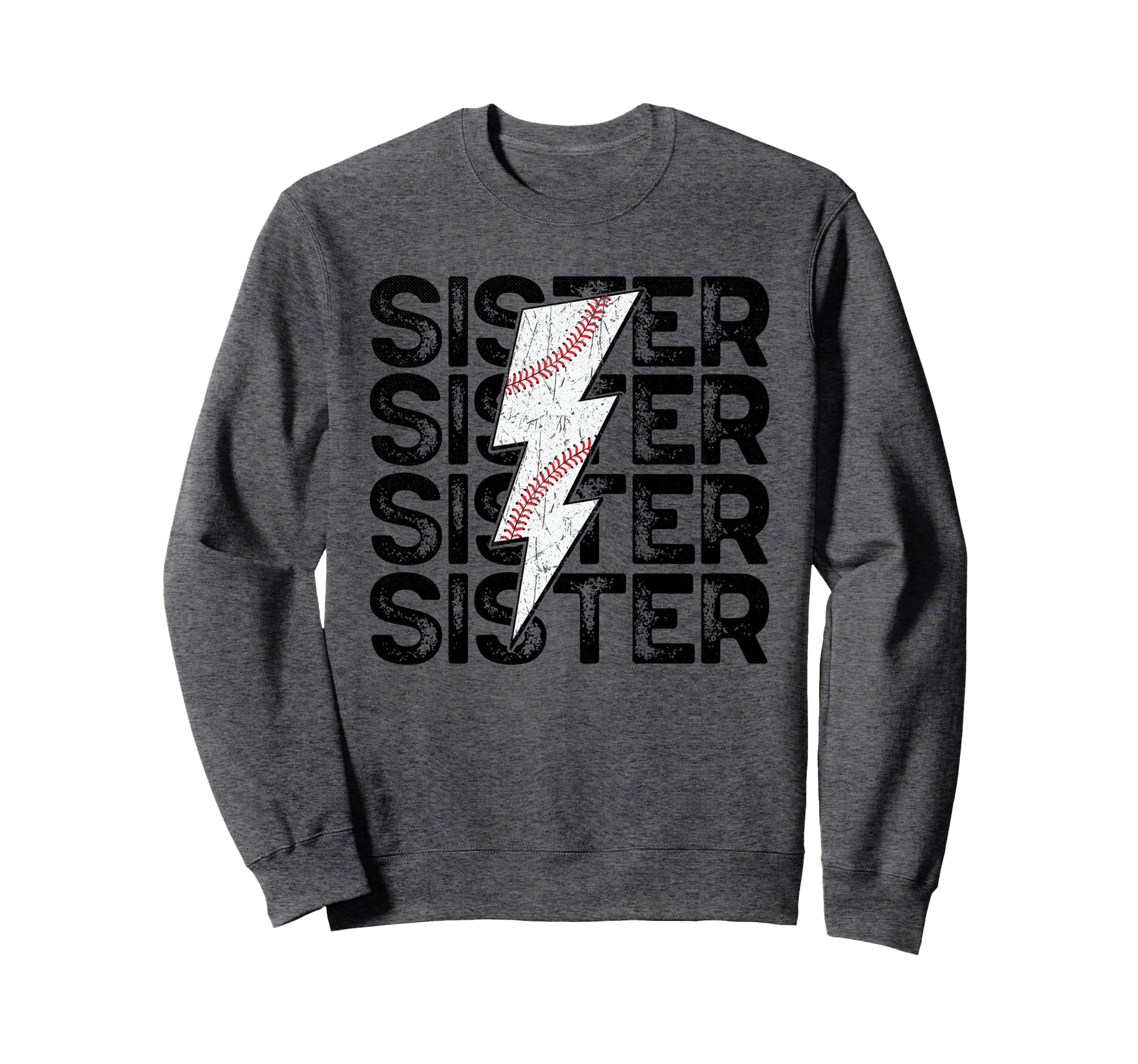 Baseball Sister Sweatshirt - Custom Art Print Unisex - T-Shirt, Sweatshirt, Hoodie