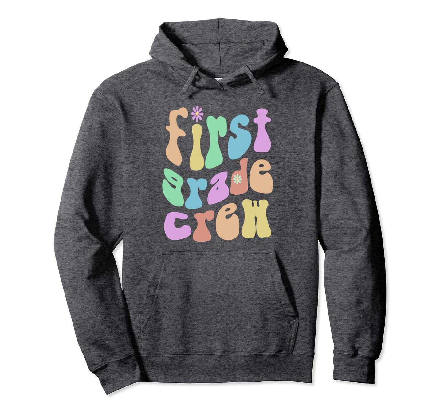 Rainbow First Grade Crew 1St Gr Hoodie - Casual Everyday Wear Men Women - T-Shirt, Sweatshirt, Hoodie