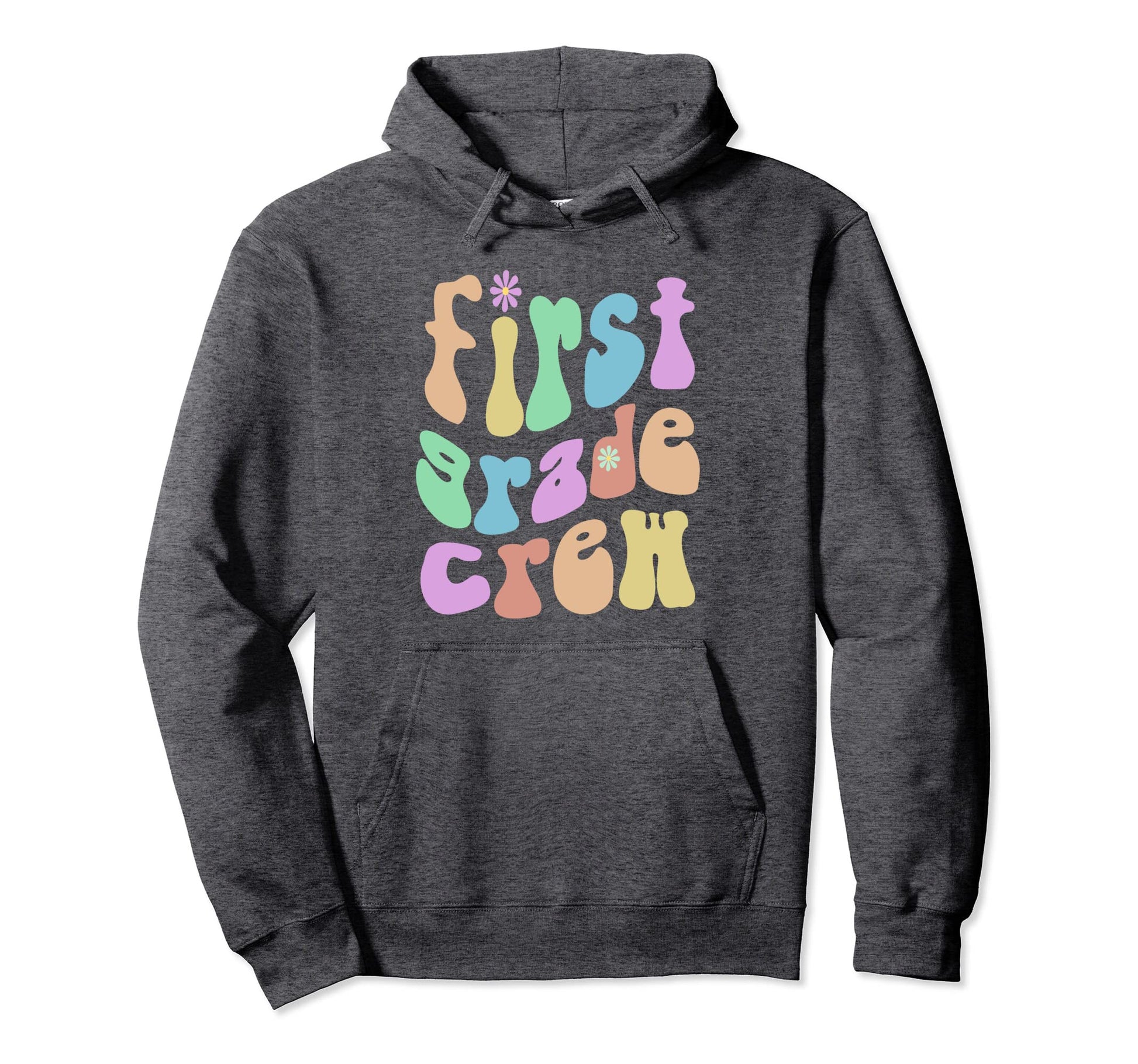 Rainbow First Grade Crew 1St Gr Hoodie - Casual Everyday Wear Men Women - T-Shirt, Sweatshirt, Hoodie