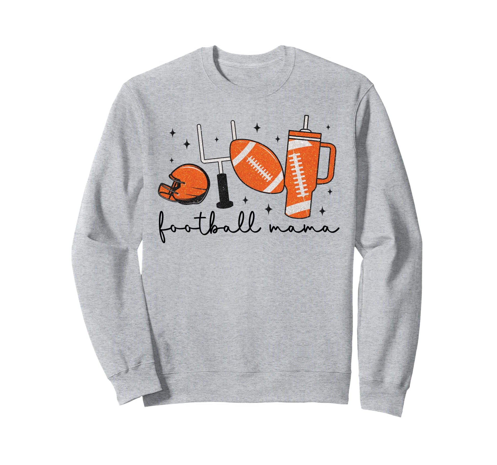 Football Mom Coffee Lover Sweatshirt - Casual Everyday Wear Men Women - T-Shirt, Sweatshirt, Hoodie