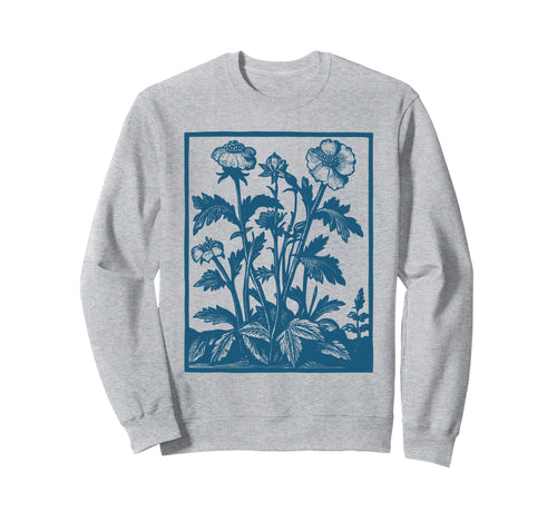 Botanical Plant Boho Floral Nature Sweatshirt - Unique Graphic Unisex - T-Shirt, Sweatshirt, Hoodie