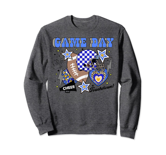 Funny Football Lover Game Day Vibes Sweatshirt - Fun Novelty Design Unisex - T-Shirt, Sweatshirt, Hoodie