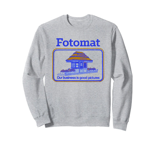 Fotomat Camera Photo Sweatshirt - Novelty Apparel for Adults - T-Shirt, Sweatshirt, Hoodie