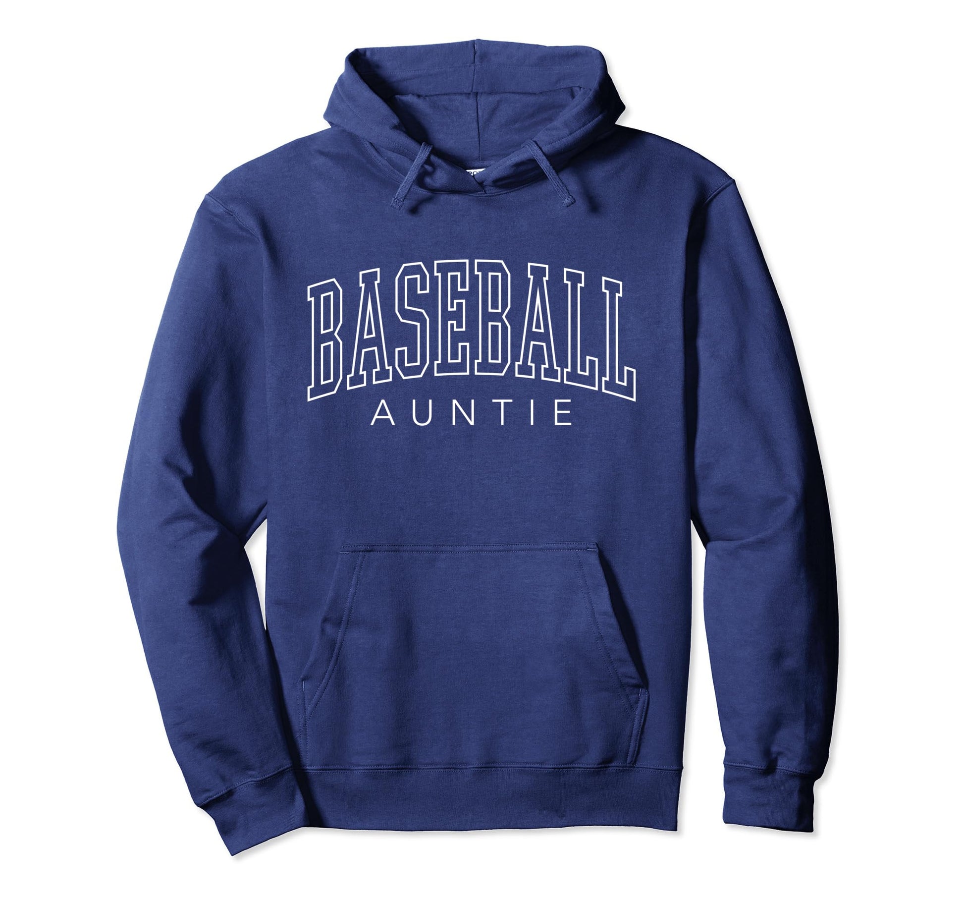 Baseball Auntie Aunt Womens Preppy Hoodie - Fun Novelty Design Unisex - T-Shirt, Sweatshirt, Hoodie
