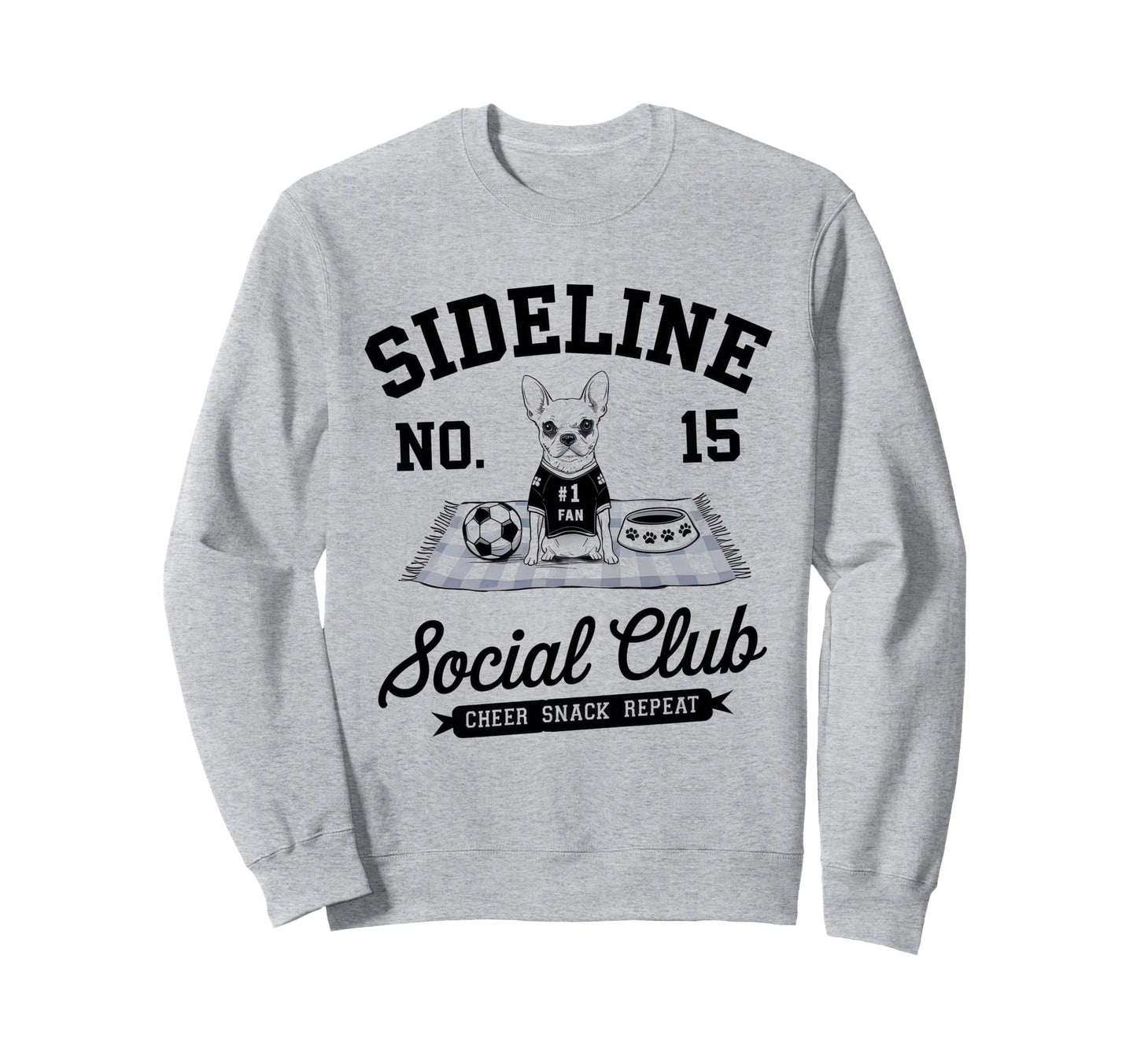 Sideline Social Club Soccer Sweatshirt - Casual Everyday Wear Men Women - T-Shirt, Sweatshirt, Hoodie