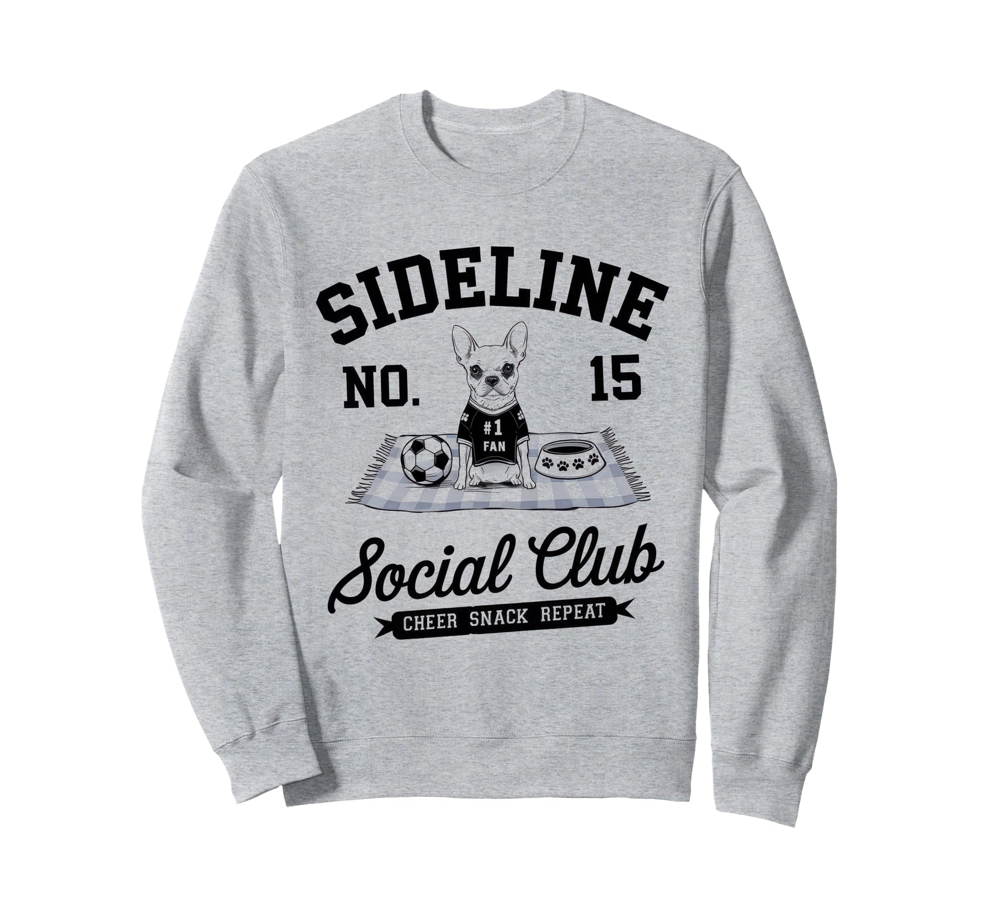 Sideline Social Club Soccer Sweatshirt - Casual Everyday Wear Men Women - T-Shirt, Sweatshirt, Hoodie