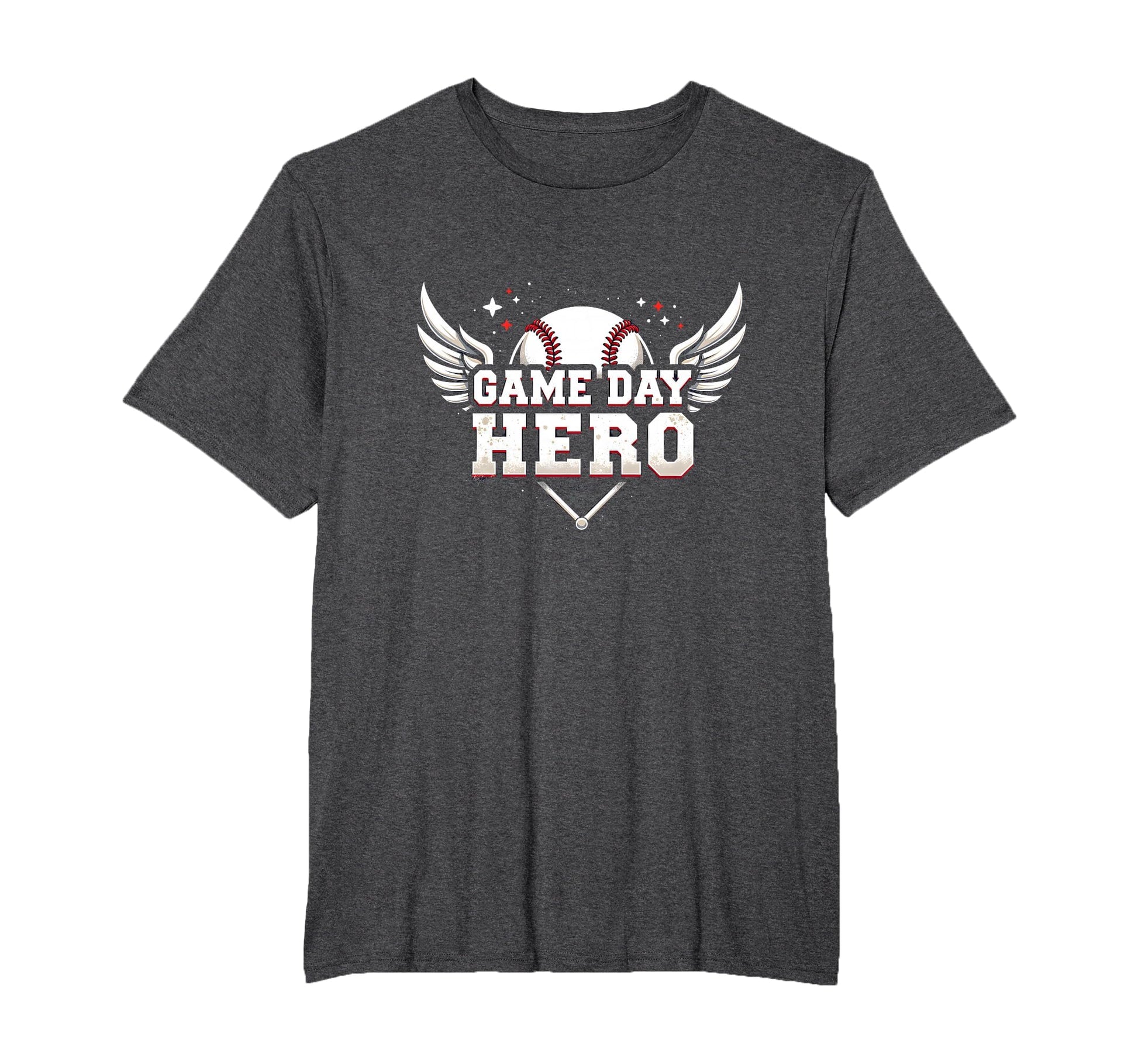 Baseball Dad Game Day Hero Proud T-Shirt - Trendy Graphic for Adults - T-Shirt, Sweatshirt, Hoodie