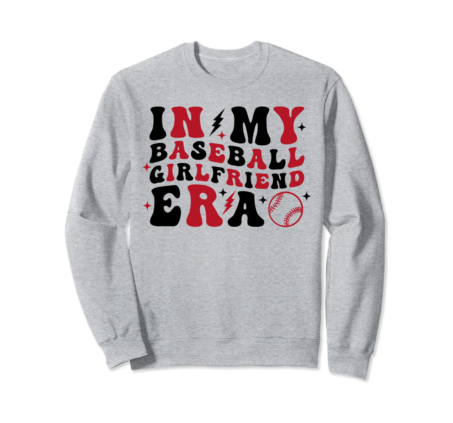 Baseball Girlfriend Trendy Sweatshirt - Casual Everyday Wear for Adults - T-Shirt, Sweatshirt, Hoodie