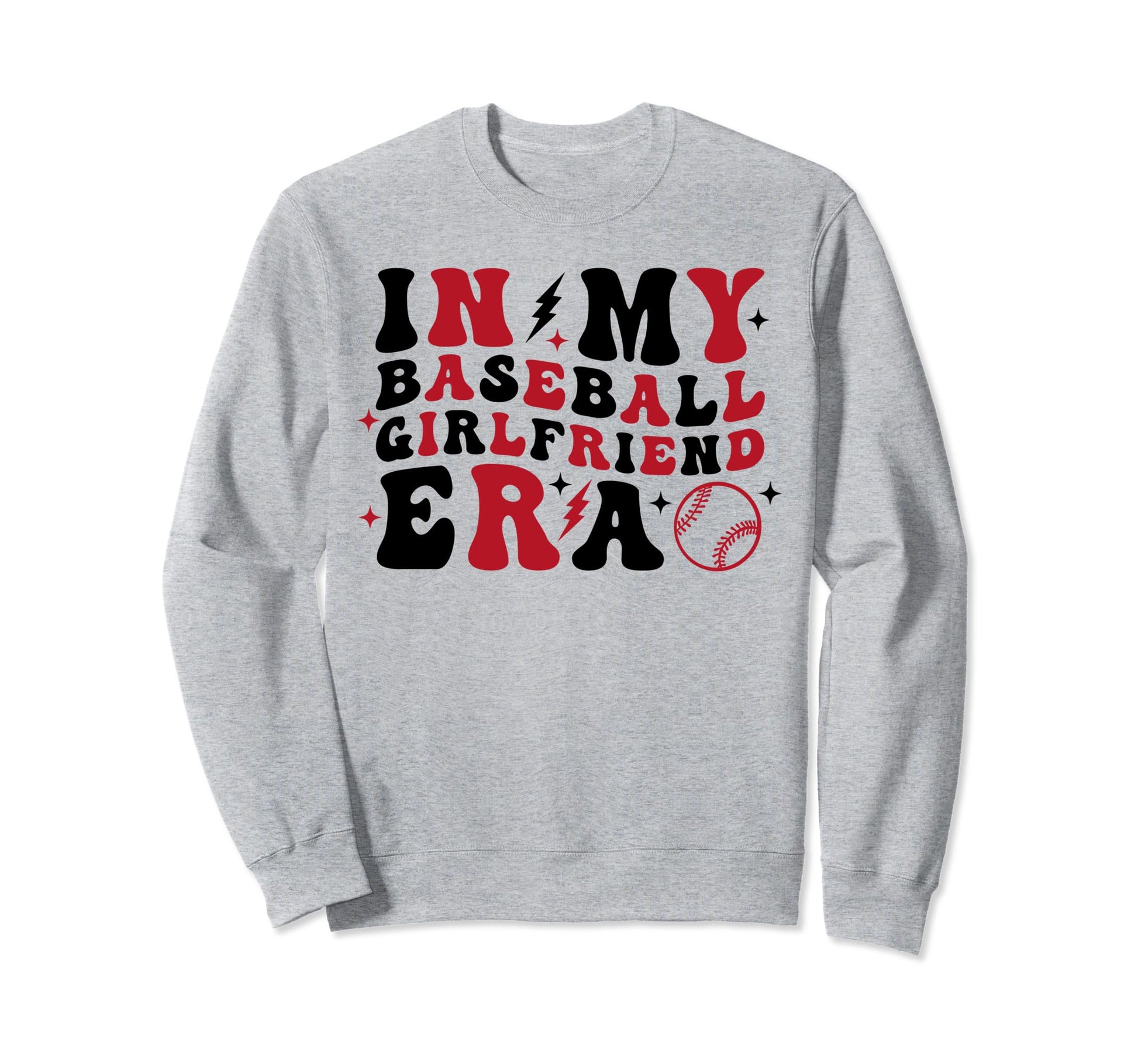 Baseball Girlfriend Trendy Sweatshirt - Casual Everyday Wear for Adults - T-Shirt, Sweatshirt, Hoodie