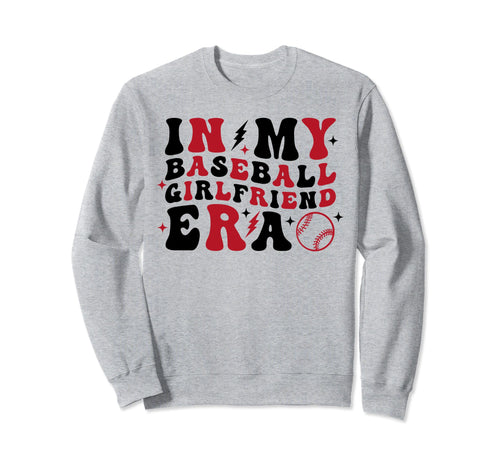 Baseball Girlfriend Trendy Sweatshirt - Casual Everyday Wear for Adults - T-Shirt, Sweatshirt, Hoodie