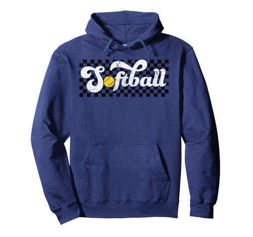 Softball Family Mom Dad Grandma Grandpa Hoodie - Minimalist Print Unisex - T-Shirt, Sweatshirt, Hoodie