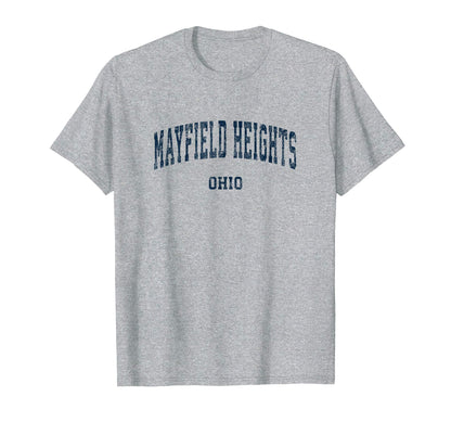 Mayfield Heights Ohio Oh Varsity Sports T-Shirt - Unique Graphic Men Women - T-Shirt, Sweatshirt, Hoodie