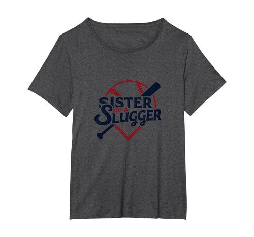 Baseball Sister Sister Slugger T-Shirt - Aesthetic Graphic Men Women - T-Shirt, Sweatshirt, Hoodie
