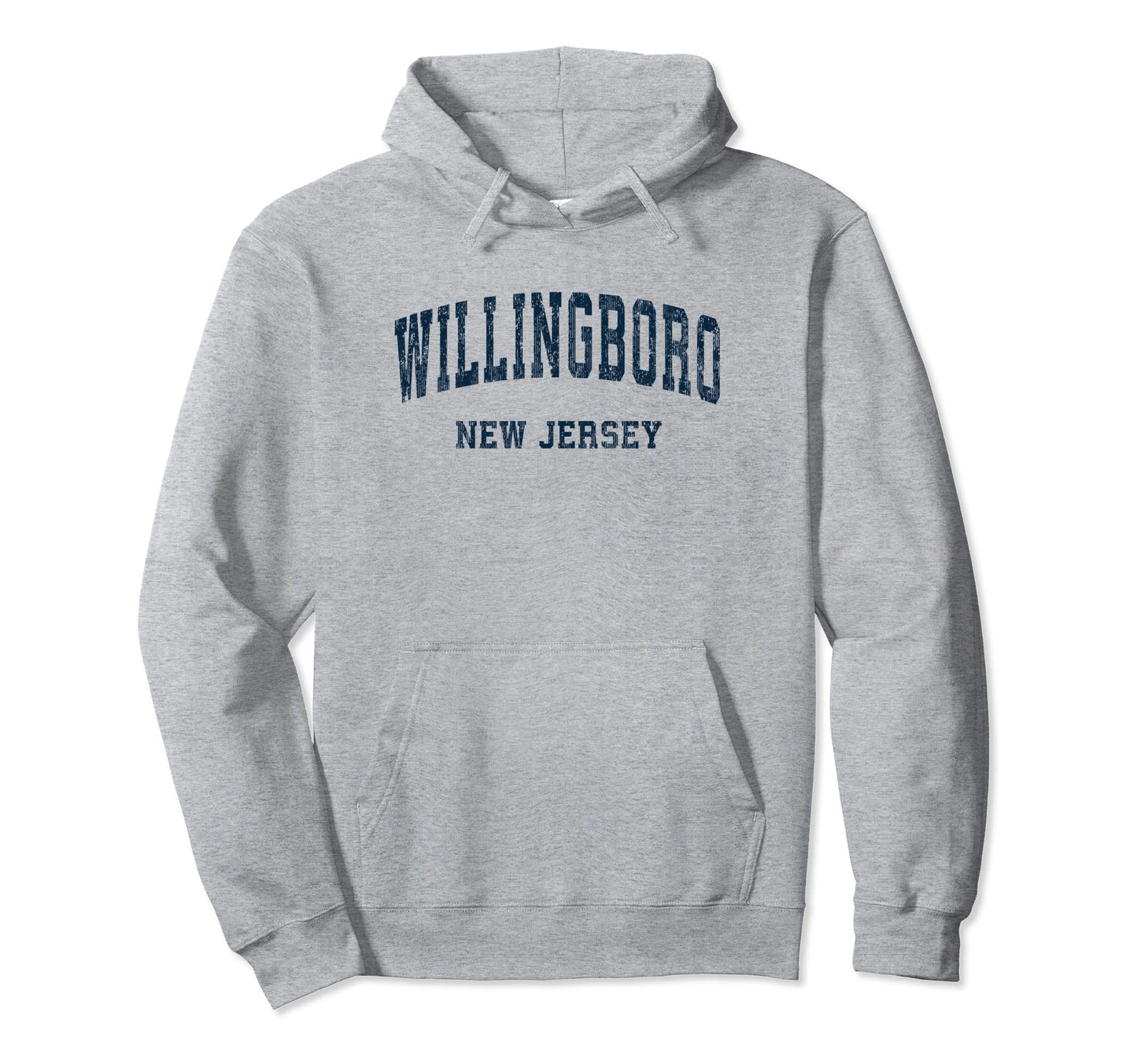 Willingboro New Jersey Nj Varsity Hoodie - Fun Novelty Design for Adults - T-Shirt, Sweatshirt, Hoodie