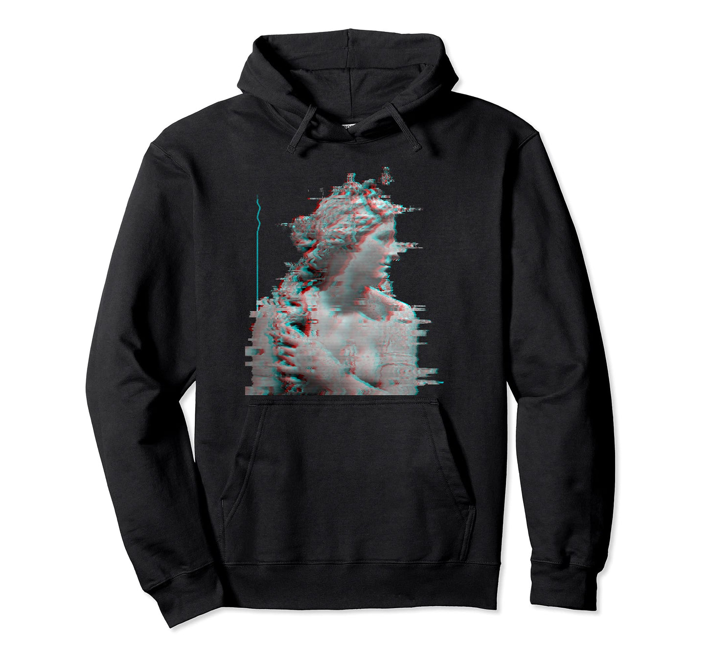 Vaporwave Glitch Art Aesthetic 80S Hoodie - Aesthetic Graphic Men Women - T-Shirt, Sweatshirt, Hoodie