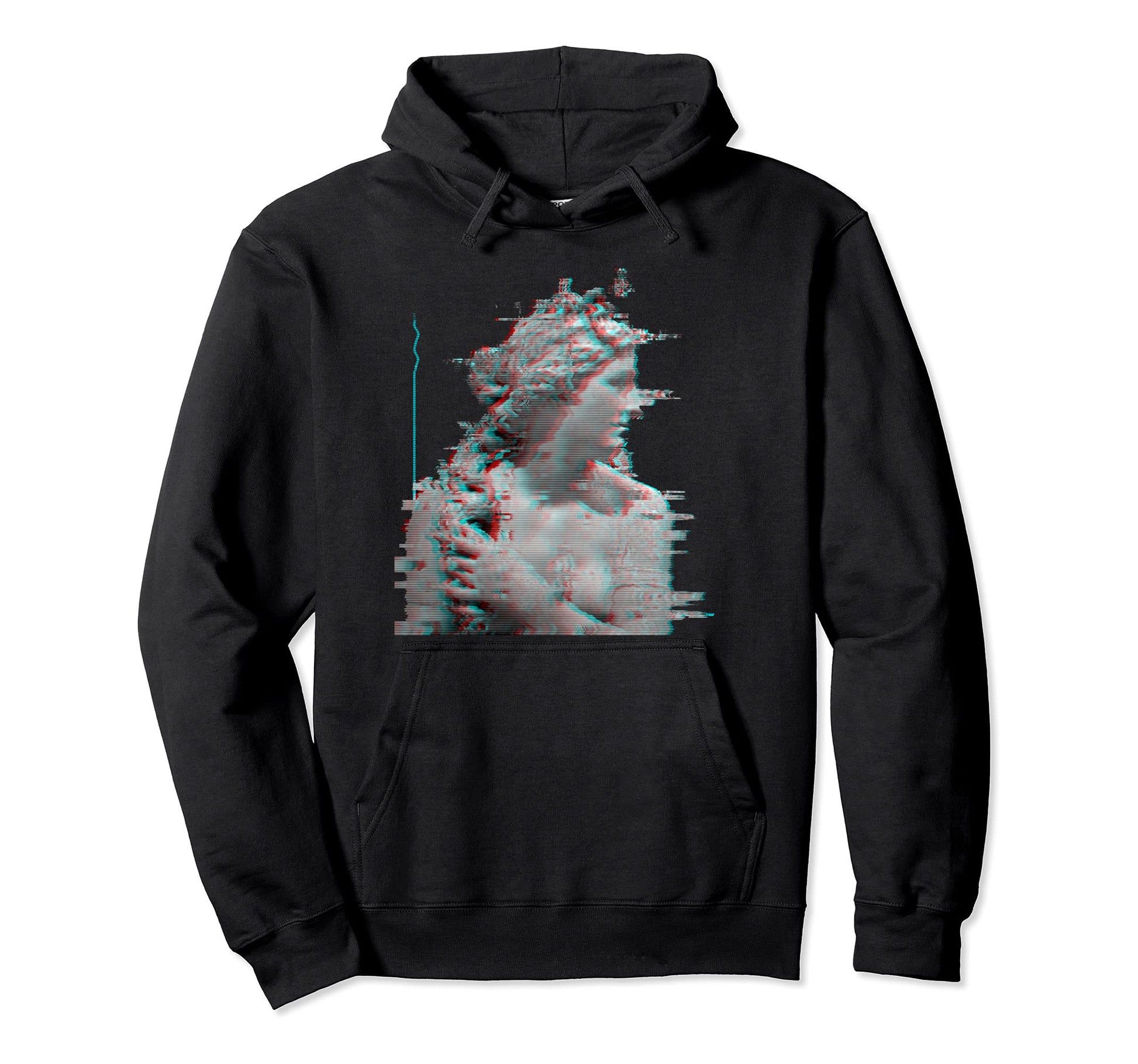 Vaporwave Glitch Art Aesthetic 80S Hoodie - Aesthetic Graphic Men Women - T-Shirt, Sweatshirt, Hoodie