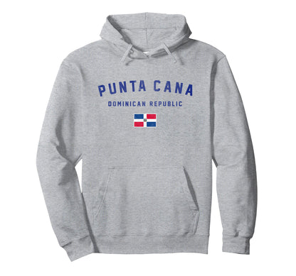 Varsity Punta Cana Hoodie - Casual Everyday Wear Unisex - T-Shirt, Sweatshirt, Hoodie