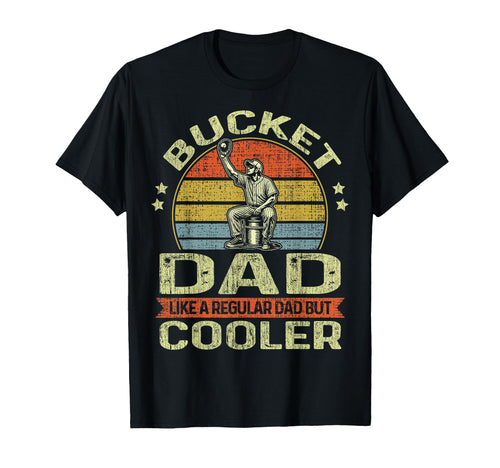 Bucket Dad Funny Softball Dad Baseball T-Shirt - Trendy Graphic Men Women - T-Shirt, Sweatshirt, Hoodie
