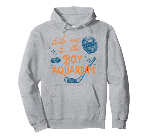 Hockey Mom Biggest Fan Takes Me To Hoodie - Casual Everyday Wear Men Women - T-Shirt, Sweatshirt, Hoodie