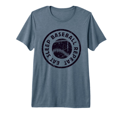 Eat Sleep Baseball Repeat Life Little T-Shirt - Trendy Graphic Unisex - T-Shirt, Sweatshirt, Hoodie